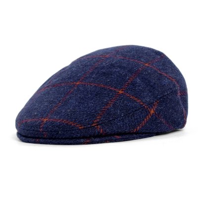 Sixpence / Flat cap - Gårda Premium Warrington Wool Sixpence (blå)