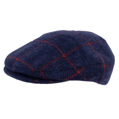 Sixpence / Flat cap - Gårda Premium Warrington Wool Sixpence (blå)