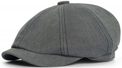 Sixpence / Flat cap - Gårda Carnew Newsboy Cap (grå)
