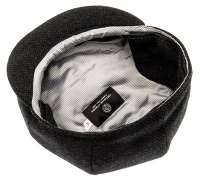 Sixpence / Flat cap - CTH Ericson Gustav Earflap Re-Source Wool (grå)
