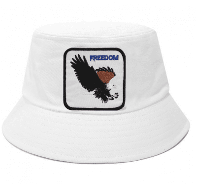 Hatter - Gårda Freedom Bucket Hat (hvit)