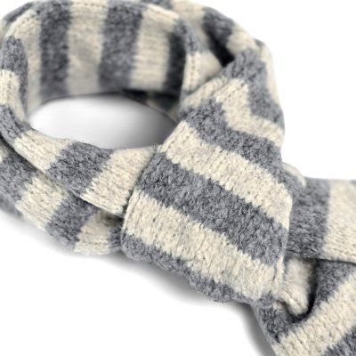 Skjerf - Gårda Grindelwald Striped Wool Mix Scarf (beige/grå)
