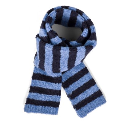 Skjerf - Gårda Grindelwald Striped Wool Mix Scarf (blå)