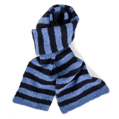 Skjerf - Gårda Grindelwald Striped Wool Mix Scarf (blå)