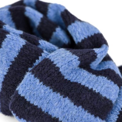 Skjerf - Gårda Grindelwald Striped Wool Mix Scarf (blå)