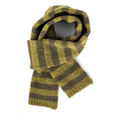 Skjerf - Gårda Grindelwald Striped Wool Mix Scarf (grønn)