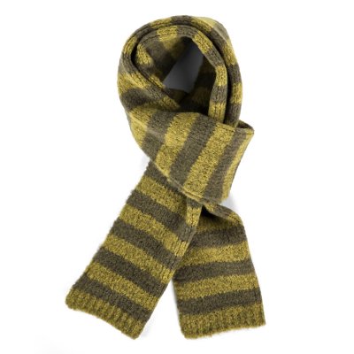 Skjerf - Gårda Grindelwald Striped Wool Mix Scarf (grønn)