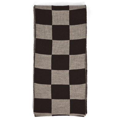 Skjerf - Gårda Kitzbühel Merino Wool Check Scarf (brun/beige)
