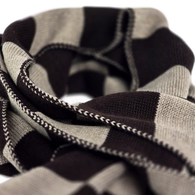 Skjerf - Gårda Kitzbühel Merino Wool Check Scarf (brun/beige)