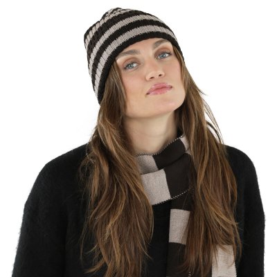 Skjerf - Gårda Kitzbühel Merino Wool Check Scarf (brun/beige)