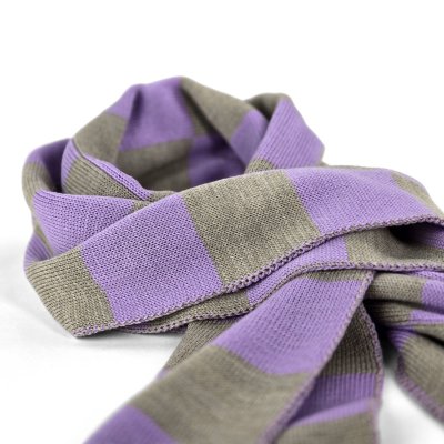 Skjerf - Gårda Kitzbühel Merino Wool Check Scarf (lilla/beige)