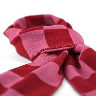 Skjerf - Gårda Kitzbühel Merino Wool Check Scarf (rød/rosa)