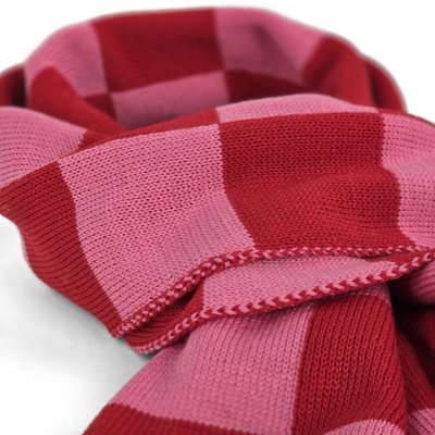 Skjerf - Gårda Kitzbühel Merino Wool Check Scarf (rød/rosa)