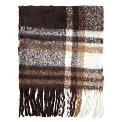 Skjerf - Gårda Piazzi Check Scarf (brun)