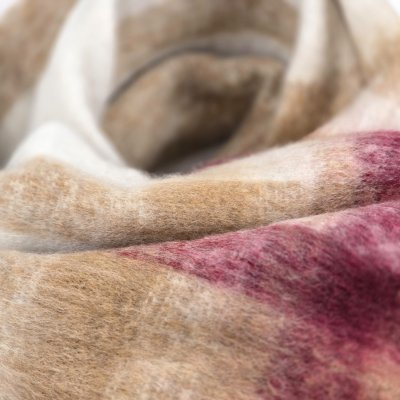 Skjerf - Gårda Piazzi Check Scarf (hvit/rosa)