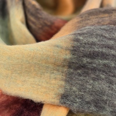 Skjerf - Gårda Taraba Check Scarf (rød/multi)