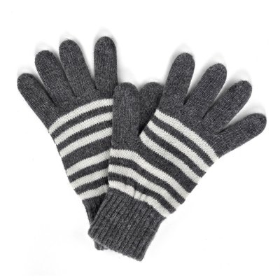 Hansker - Gårda Cavalese Knitted Wool Mix Gloves (grå/hvitt)