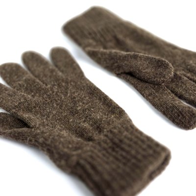 Hansker - Gårda Tolmin Knitted Wool Mix Gloves (brun)