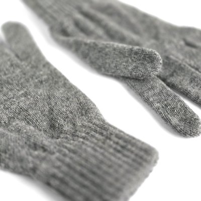 Hansker - Gårda Tolmin Knitted Wool Mix Gloves (grå)