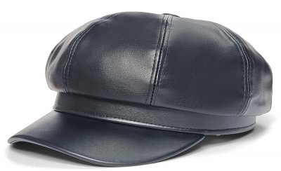 Sixpence / Flat cap - Gårda Windham Newsboy Cap (svart)