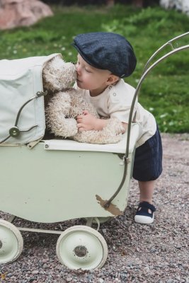 Sixpence / Flat cap - CTH Ericson Carl Jr. Organic Cotton Flat Cap (denim)