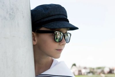 Sixpence / Flat cap - CTH Ericson Oscar Jr. Fiddler Cap (denim)