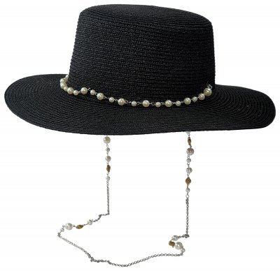 Stråhatt - Gårda Amidala (svart)