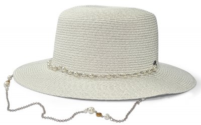 Stråhatt - Gårda Amidala (hvit)