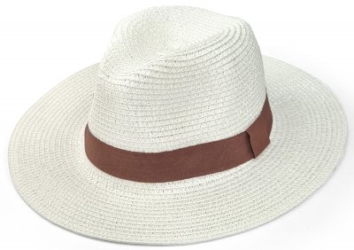 Hatter - Gårda Stråhatt Fedora (hvit)