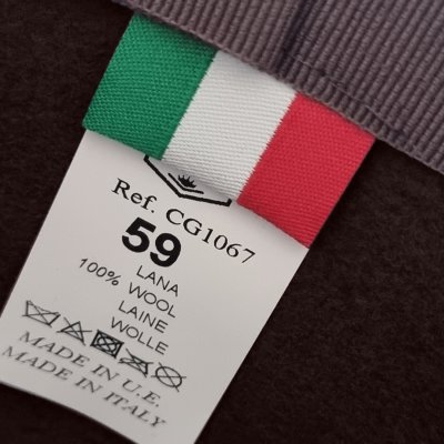 Hatter - Gårda Anzio Unstructured Wool Hat (brun)