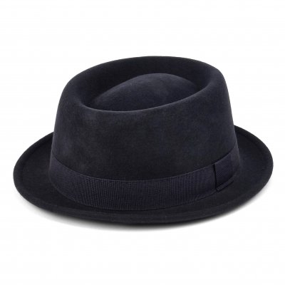 Hatter - Gårda Asolo Pork Pie Wool Hat (blå)