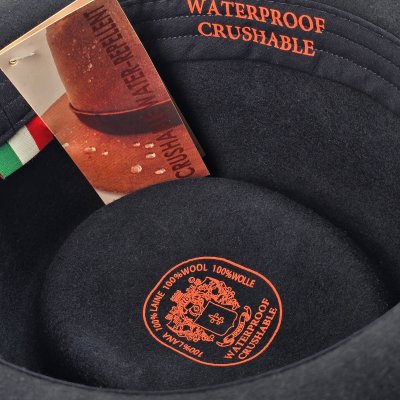 Hatter - Gårda Asolo Pork Pie Wool Hat (blå)