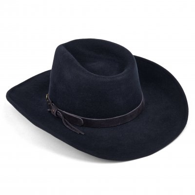 Hatter - Gårda Bowmont Crushable Wool felt Western hat (blå)