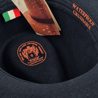 Hatter - Gårda Bowmont Crushable Wool felt Western hat (blå)