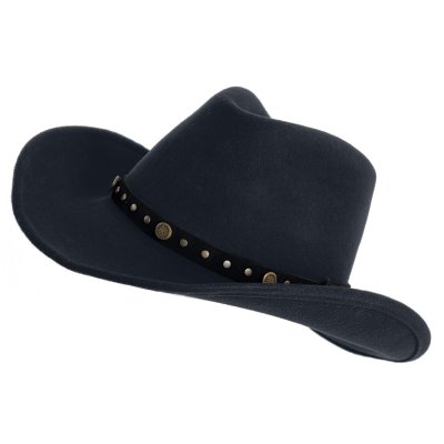 Hatter - Gårda Bowmont Crushable Wool felt Western hat (svart)
