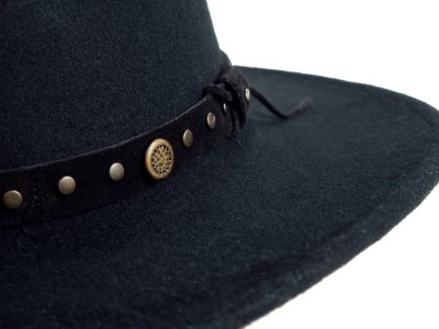 Hatter - Gårda Bowmont Crushable Wool felt Western hat (svart)