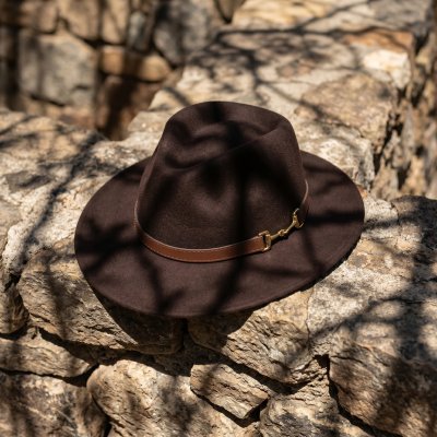 Hatter - Gårda Braga Wool felt Fedora (brun)