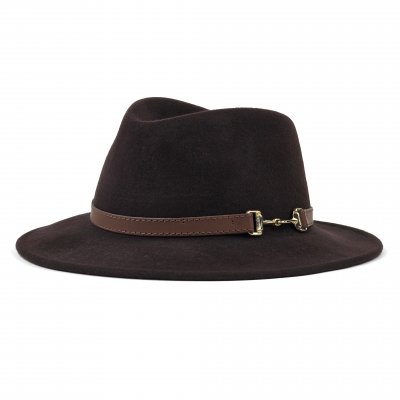 Hatter - Gårda Braga Wool felt Fedora (brun)