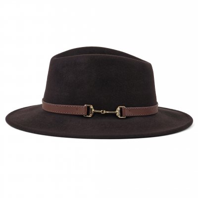 Hatter - Gårda Braga Wool felt Fedora (brun)