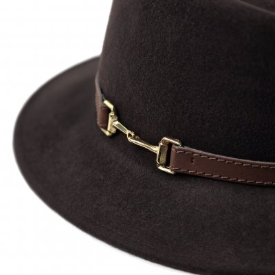 Hatter - Gårda Braga Wool felt Fedora (brun)