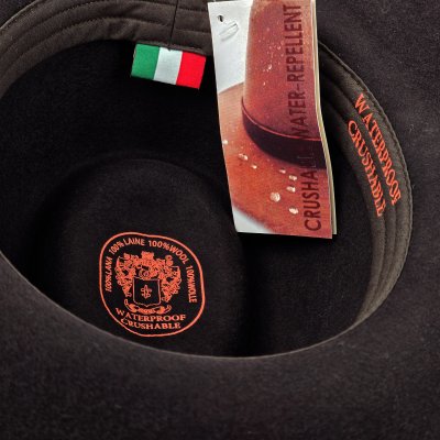 Hatter - Gårda Braga Wool felt Fedora (brun)