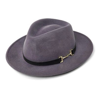 Hatter - Gårda Braga Wool felt Fedora (grå)