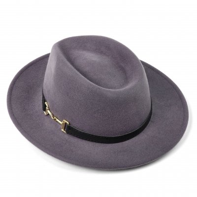 Hatter - Gårda Braga Wool felt Fedora (grå)