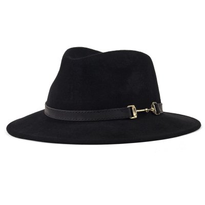 Hatter - Gårda Braga Wool felt Fedora (svart)