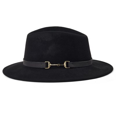 Hatter - Gårda Braga Wool felt Fedora (svart)