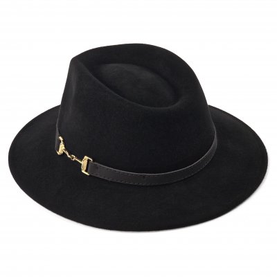 Hatter - Gårda Braga Wool felt Fedora (svart)