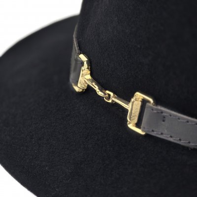 Hatter - Gårda Braga Wool felt Fedora (svart)