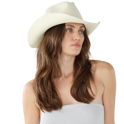 Stråhatt - Gårda Kos Western Hat (beige)