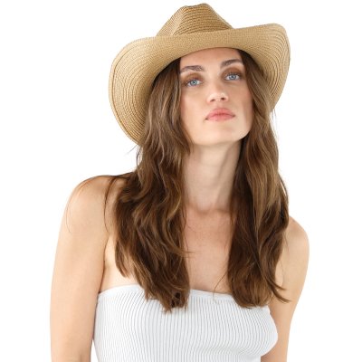 Stråhatt - Gårda Kos Western Hat (kaki)