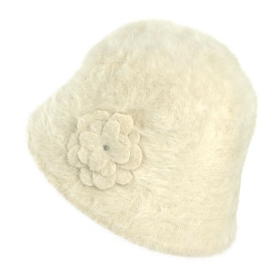 Hatter - Gårda Le Vigan Angora Bucket Hat (hvit)